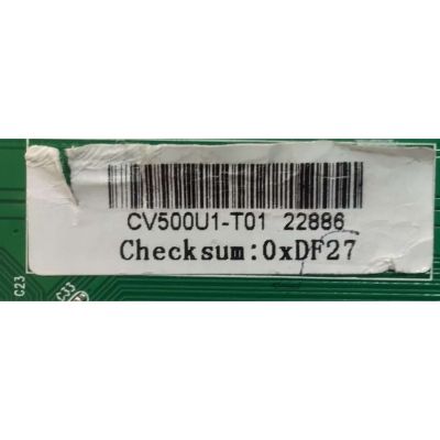 T-CON PARA TV SCEPTRE / NUMERO DE PARTE CV500U1-T01-M V1.6 / PANEL DXCV500U1-T01-V03 / MODELO W50 TBTV58GA - Imagen 2